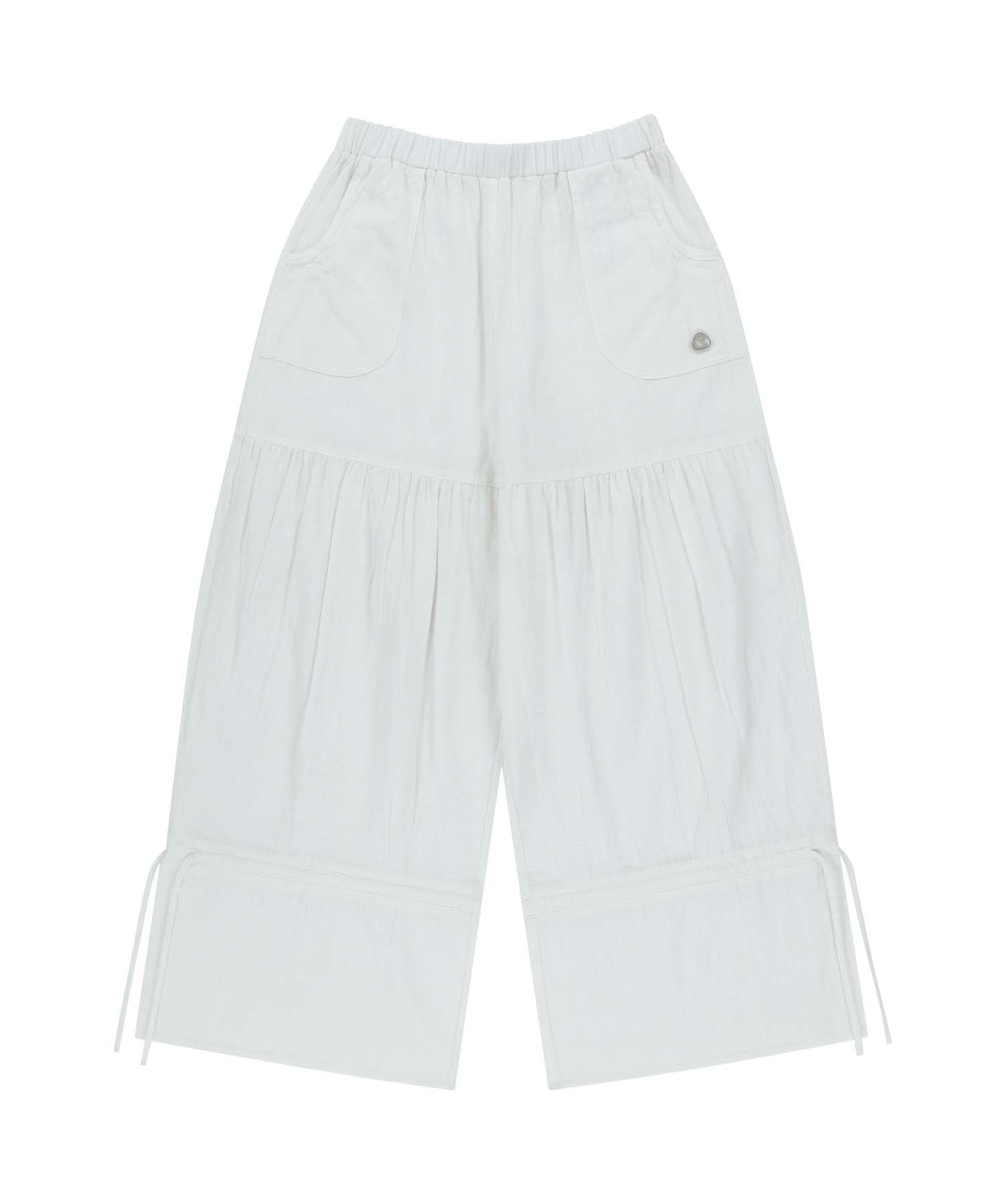 [ Pre-order ] Shirring Rouch Pants