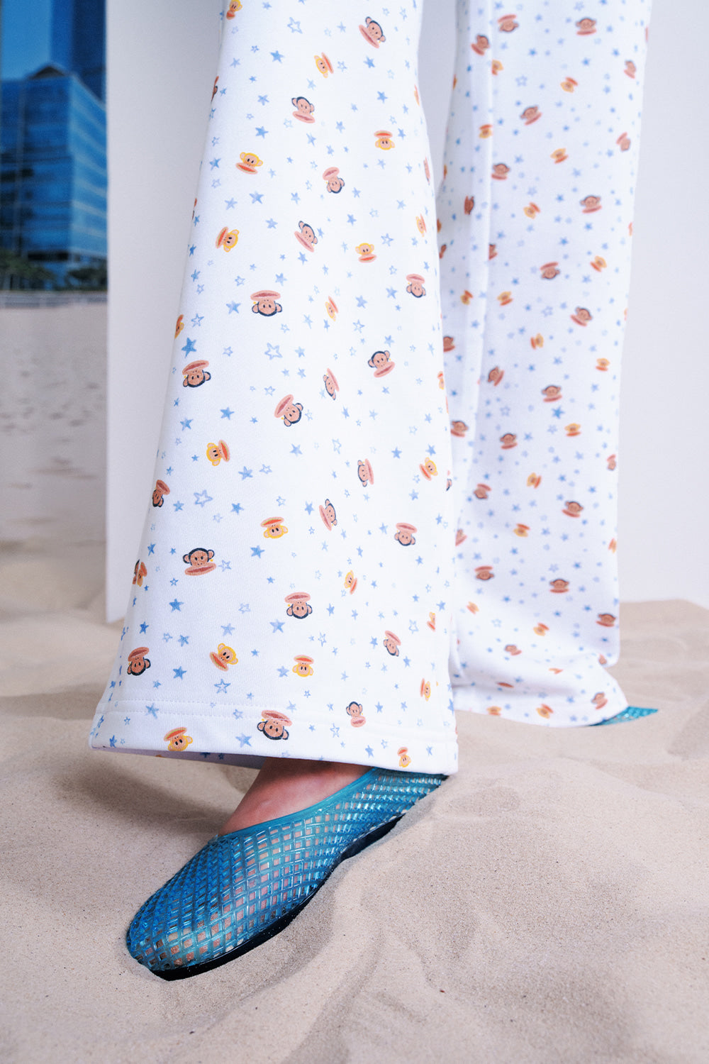 [ Pre-order ] Sunburn X Paul Frank Cotton Banding Pants