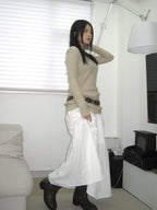 [ KR0458 清貨 ]  薄針織修腰長袖上衣兩色入 Bali Knit Ops