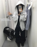 [ Pre-order ] TCM Stripe Hooded Zip-up
