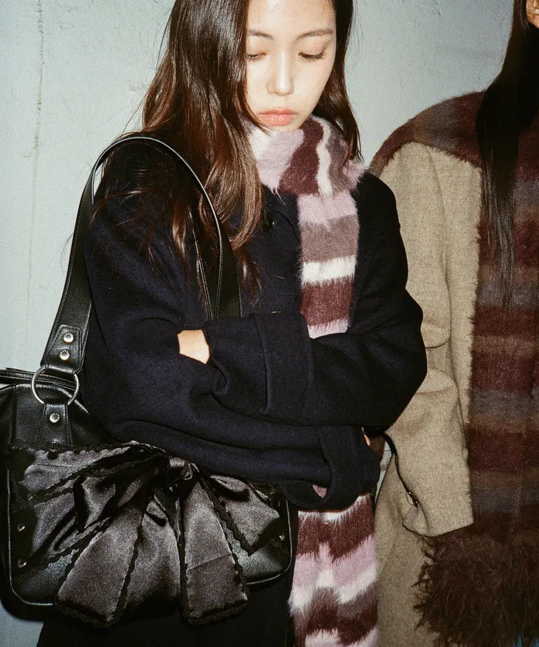 [ Pre-order ] Striped Hairy Bold Muffler