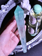 [ 現貨 ] TSCS010 綠營石權杖連支架