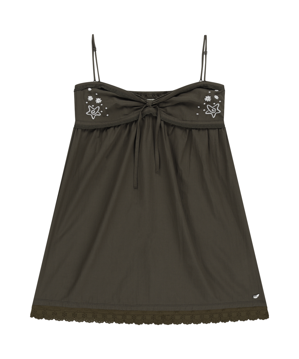 [ Pre-order ] Solar Stitch Mini Dress