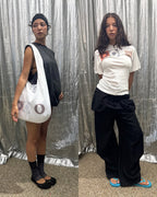 [ 店主推薦 - 現貨 ] ‘O’ Mesh Reversible Tote Bag ( 白色/黃色現貨 )