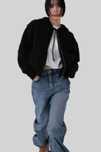 [ 已停產 ] Casual Knit Hood Zip-up