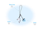 [ Pre-order ] Clear Dolphin Phone Strap