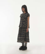 [ Pre-order ] Shirring Mid Skirt