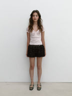 [ Pre-order ] Button Blush T