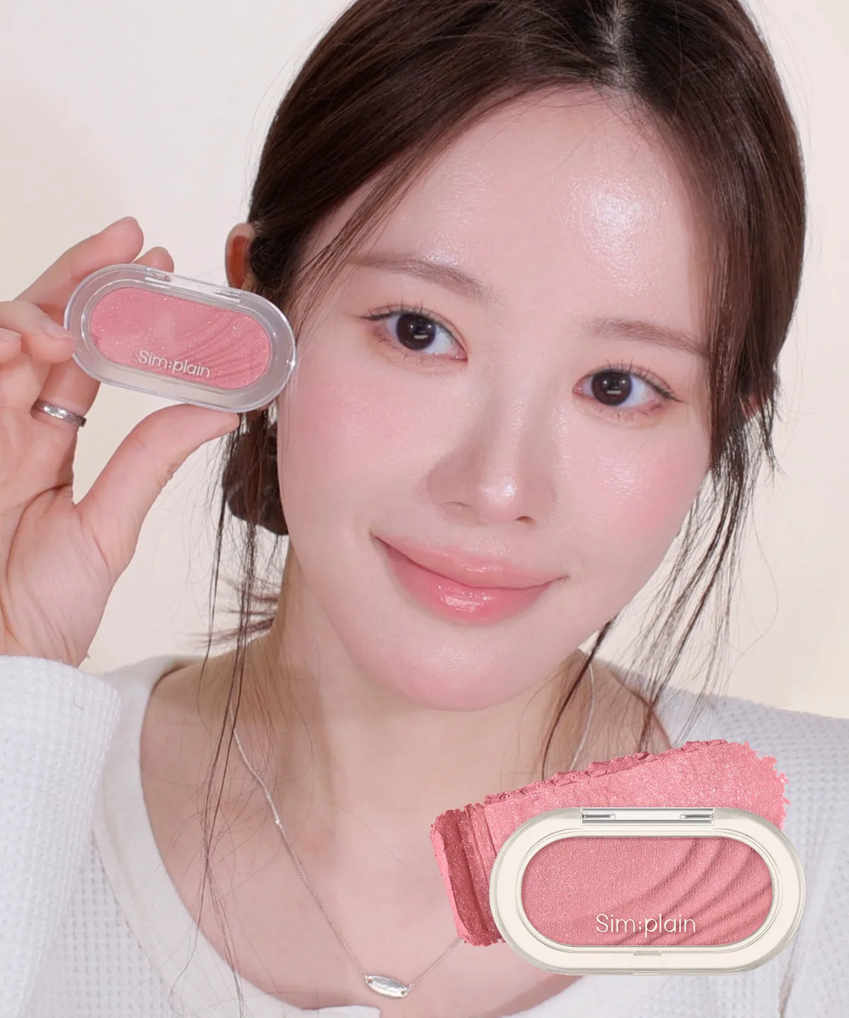 [ Pre-order ] Simplain Cream On Cheek 1+1 SET
