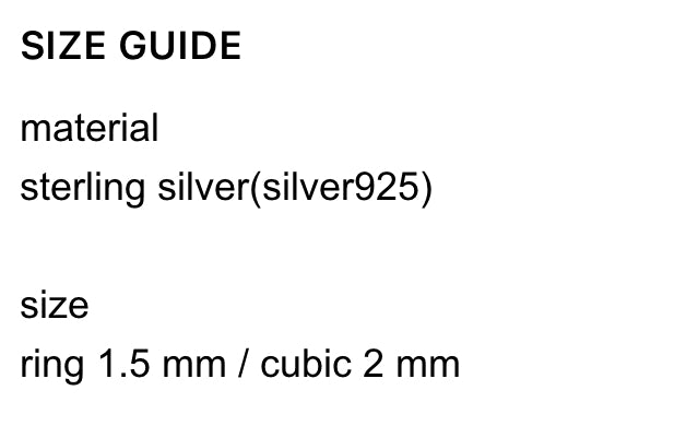 [ Pre-order ] Aria Ice B.B.B Ring