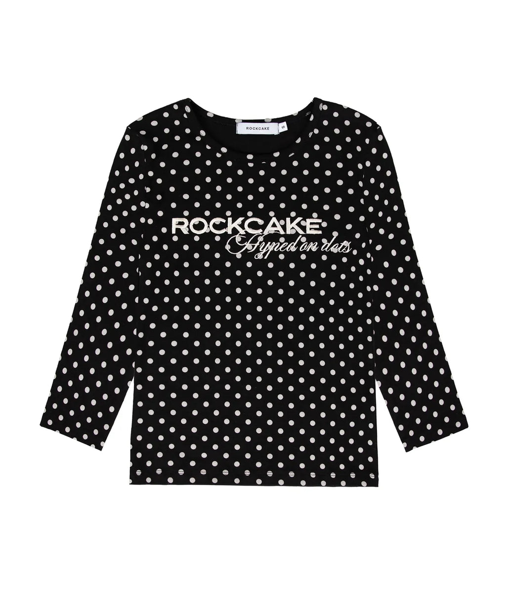 [ Pre-order ] Rockcake Hyped Dots Graphic Top