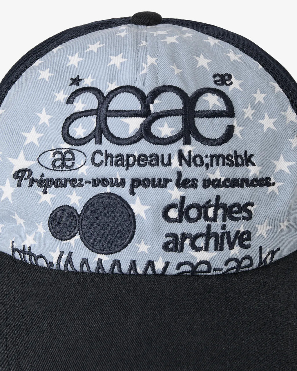 [ Pre-order ] Web Logo Star Mesh Cap