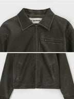[ Pre-order ] Blackup Ann buck washing leather jacket