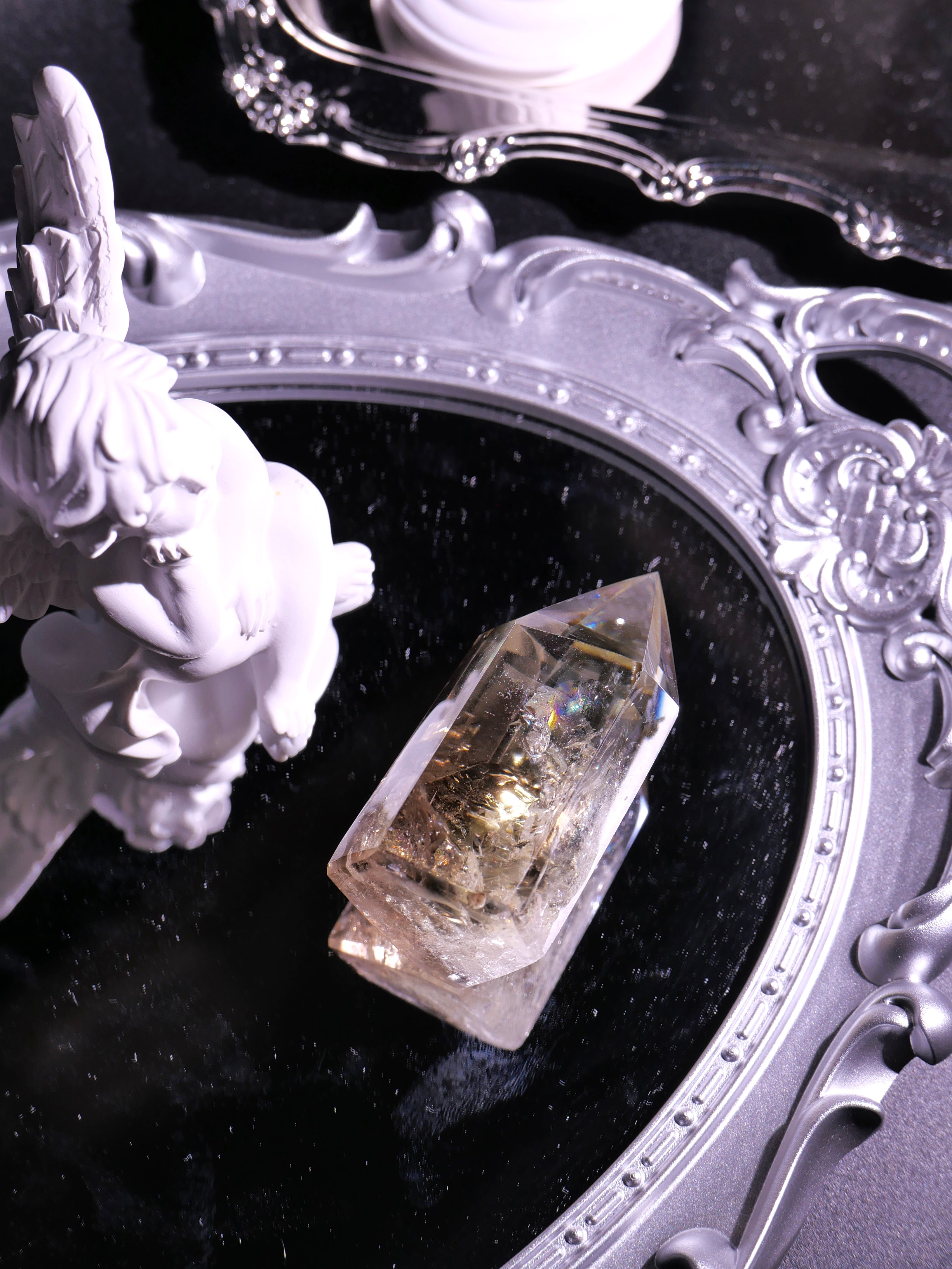 [ 現貨 ] TSCS021 茶黃水晶尖柱 Natural Smoky Citrine Tower