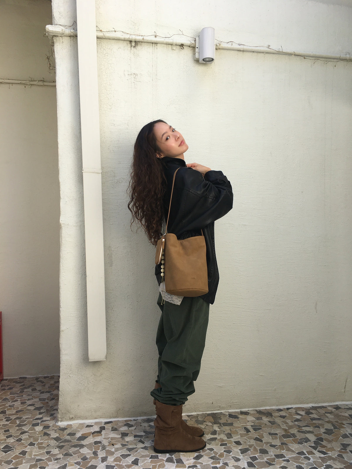 [ 店主強推 Pre-order ] 0016 Soft Bucket Bag ( 送吊飾&小pouch )