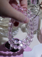 [ 現貨 ] 🇲🇿莫桑比克超透體六芒星粉晶 Natural Mozambique Rose Quartz Bracelet