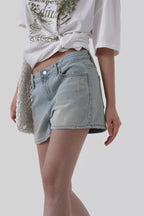 [ Pre-order ] Autumn Made Marina Denim Shorts ( L來港中 )