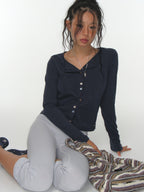 [ Pre-order ] Raw Edge Cardigan