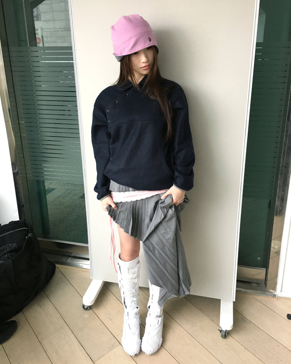 [ Pre-order ] Reversible Fleece Beanie