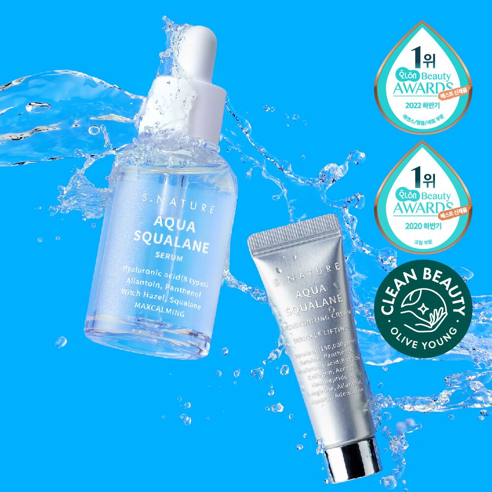 [ 店主自留 Pre-order ] S.Nature 角鯊烷溫和補水精華 Aqua Squalane Serum ( 敏感肌也適用 )