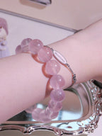 [ 現貨 ] 🇲🇬老礦馬粉晶手串 Natural Rose Quartz Bracelet