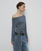 [ Pre-order ] Stripe Strap T-Shirt