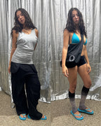 [ 店主推薦 - 現貨 ] ‘O’ Mesh Reversible Tote Bag ( 白色/黃色現貨 )