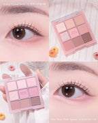 [ 店主自留 - 現貨 ] Milk Touch X Happyrim🥣九宮格眼影盤🥛 ( 臥蠶/提亮/陰影/胭脂/鼻影都有! )