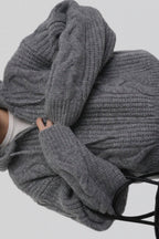 [ Pre-order ] Autumn Made Wool cable Hood Knit