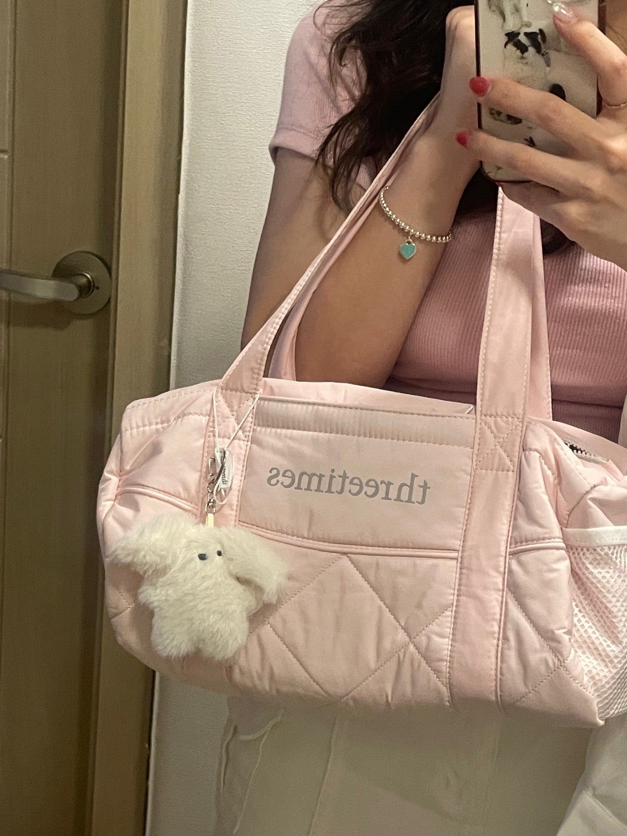 [ Joy同款 Pre-order ] Threetimes🤍Bebe sport bag🎀