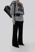 [ Pre-order ] Boot Cut Wide Pants