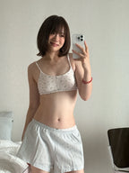 [ Pre-order ] Pony Bell Scoop Neck Bra & Panty Set