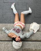 [ 現貨 ] Sculptor Off-Shoulder Cropped Sweatshirt