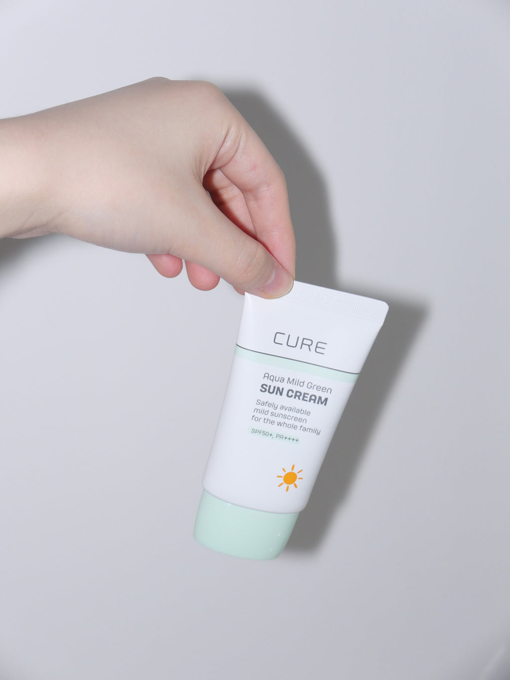 [ 店主強推 - 來港中 ] Cure🌱 Aqua Mild Green Sun Cream SPF50+ PA++++