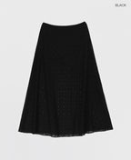 [ Pre-order ] Blackup Made Floppy Layered Lace Long Skirt