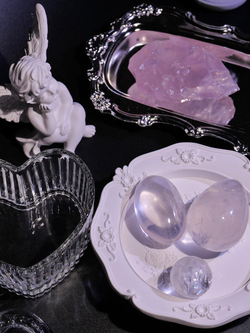 [ 現貨 ] TSCS003 粉晶透體手握 Natural Rose Quartz