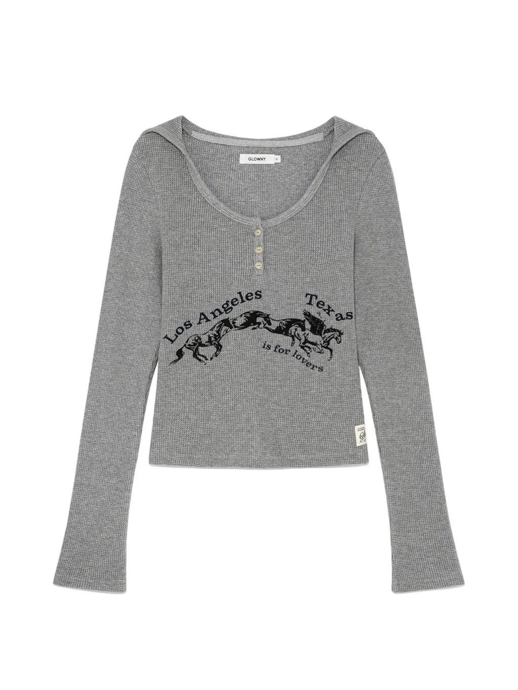 [ Pre-order ] Glowny Texas Waffle Long Sleeve