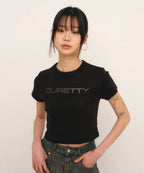 [ Pre-order ] C Rhinestone Logo T-Shirt