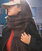 [ Pre-order ] Striped Hairy Bold Muffler