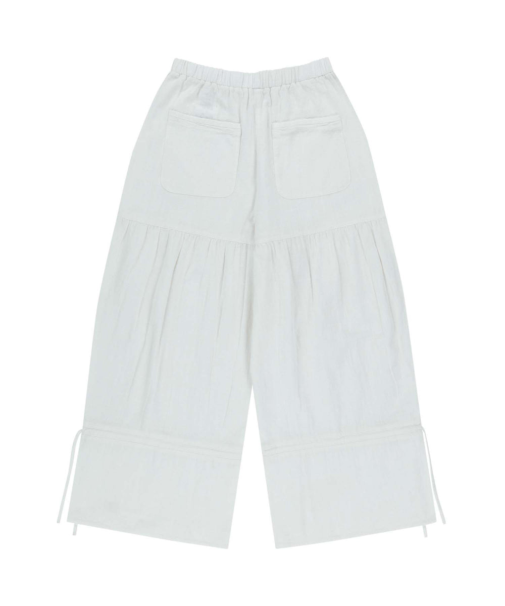 [ Pre-order ] Shirring Rouch Pants
