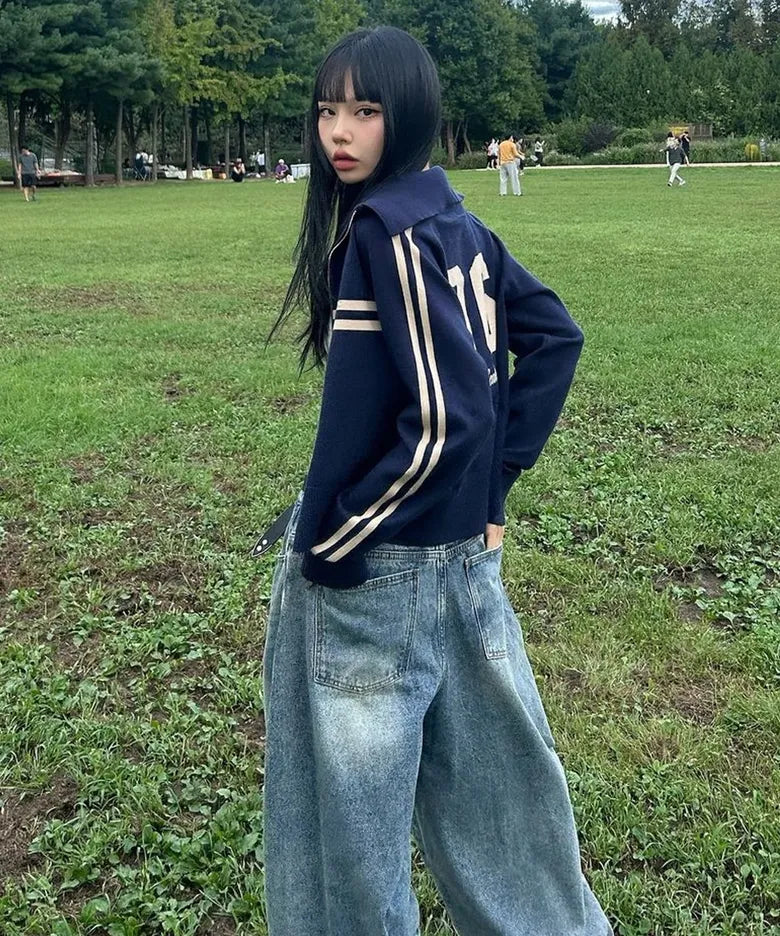 [ Pre-order ] Rockcake Sports 96 Full Zip Cardigan