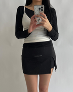 [ Pre-order ] Threetimes Athletic silt skirt