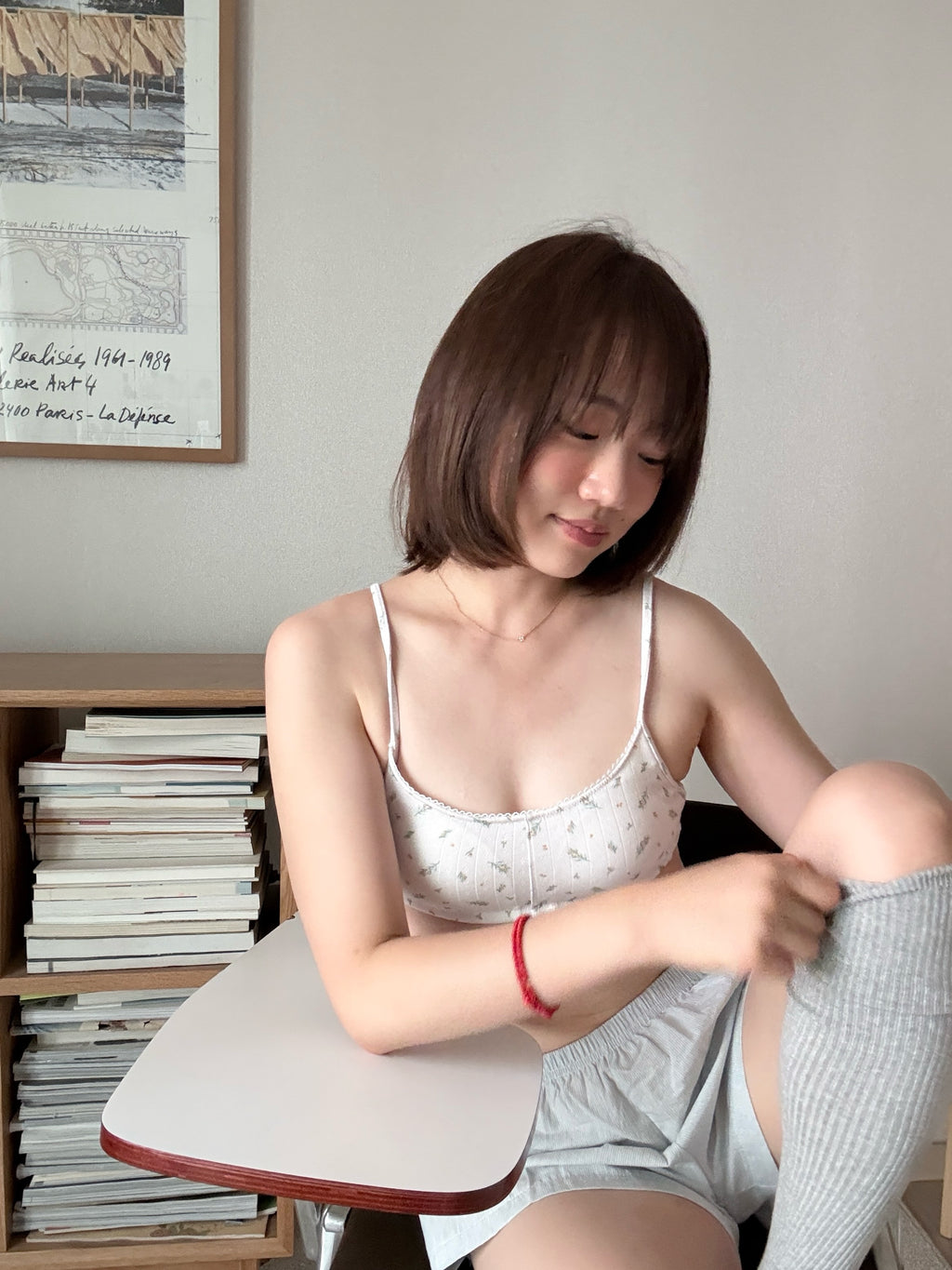 [ Pre-order ] Pony Bell Scoop Neck Bra & Panty Set