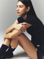 [ 安宥真同款🔥Pre-order ] Glowny G Classic Fitted Tee 長版