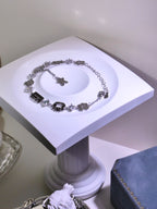 [ Pre-order ] 莫桑石薑餅人熊仔手鏈