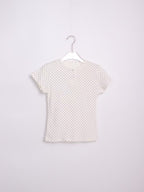 [ Pre-order ] Dot Dot Button Tee