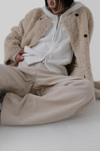 [ 已停產 ] Casual Knit Hood Zip-up