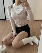 [ Pre-order ] Threetimes Athletic silt skirt