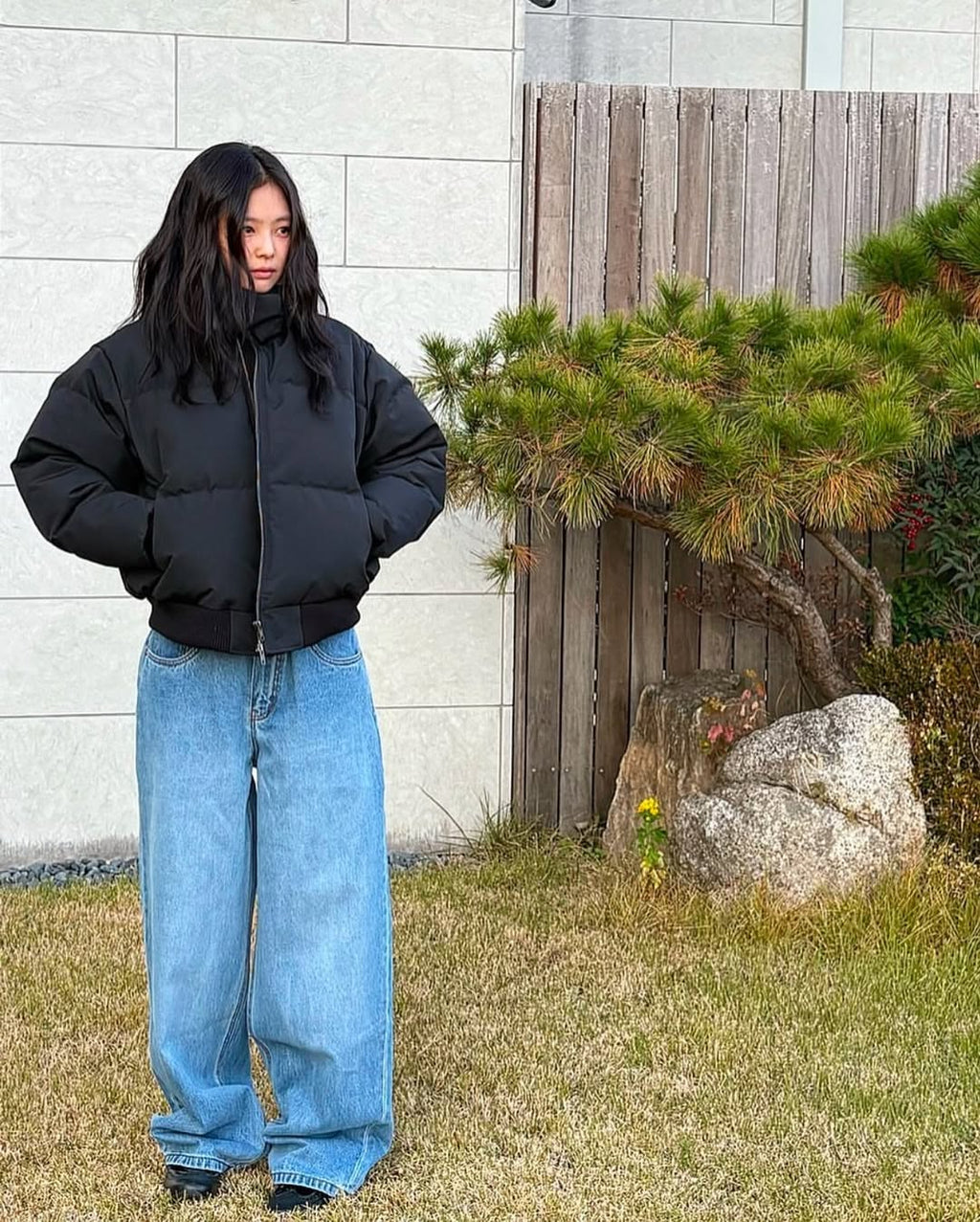 [ Jennie 同款 Pre-order ] Women Era Wide Fit Denim Pants