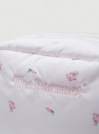 [ Pre-order ] Rose Flower Pom Pom Pouch